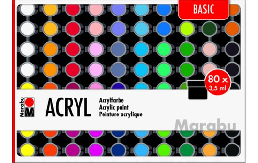 Marabu Acrylfarbe Set Basic