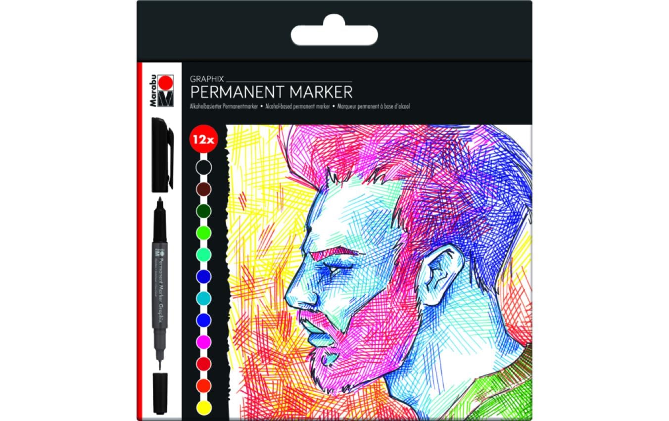 Marabu Permanentmarker Graphix-Set