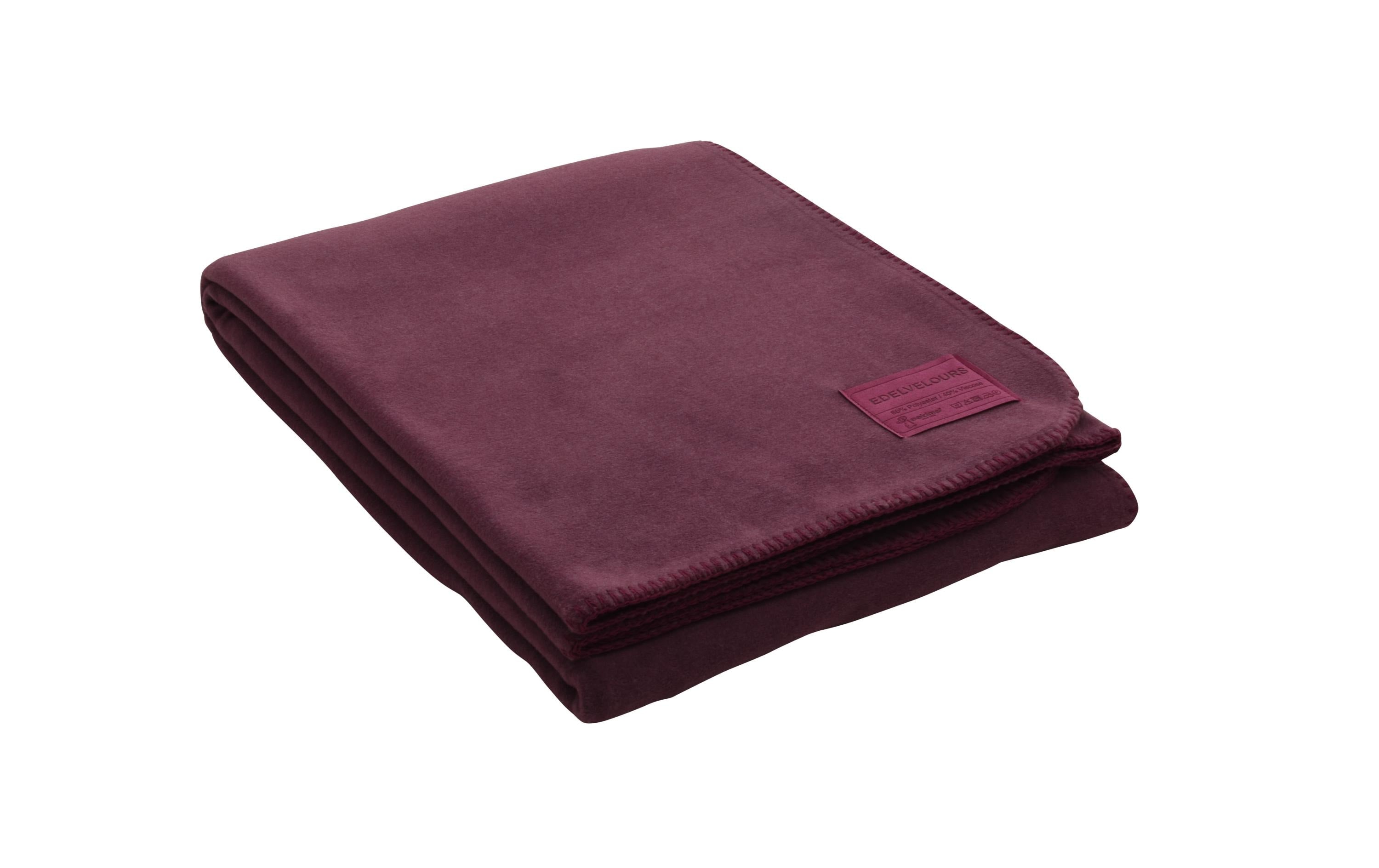 Eskimo, Decke Edelvelours Hagebutte Rot,150