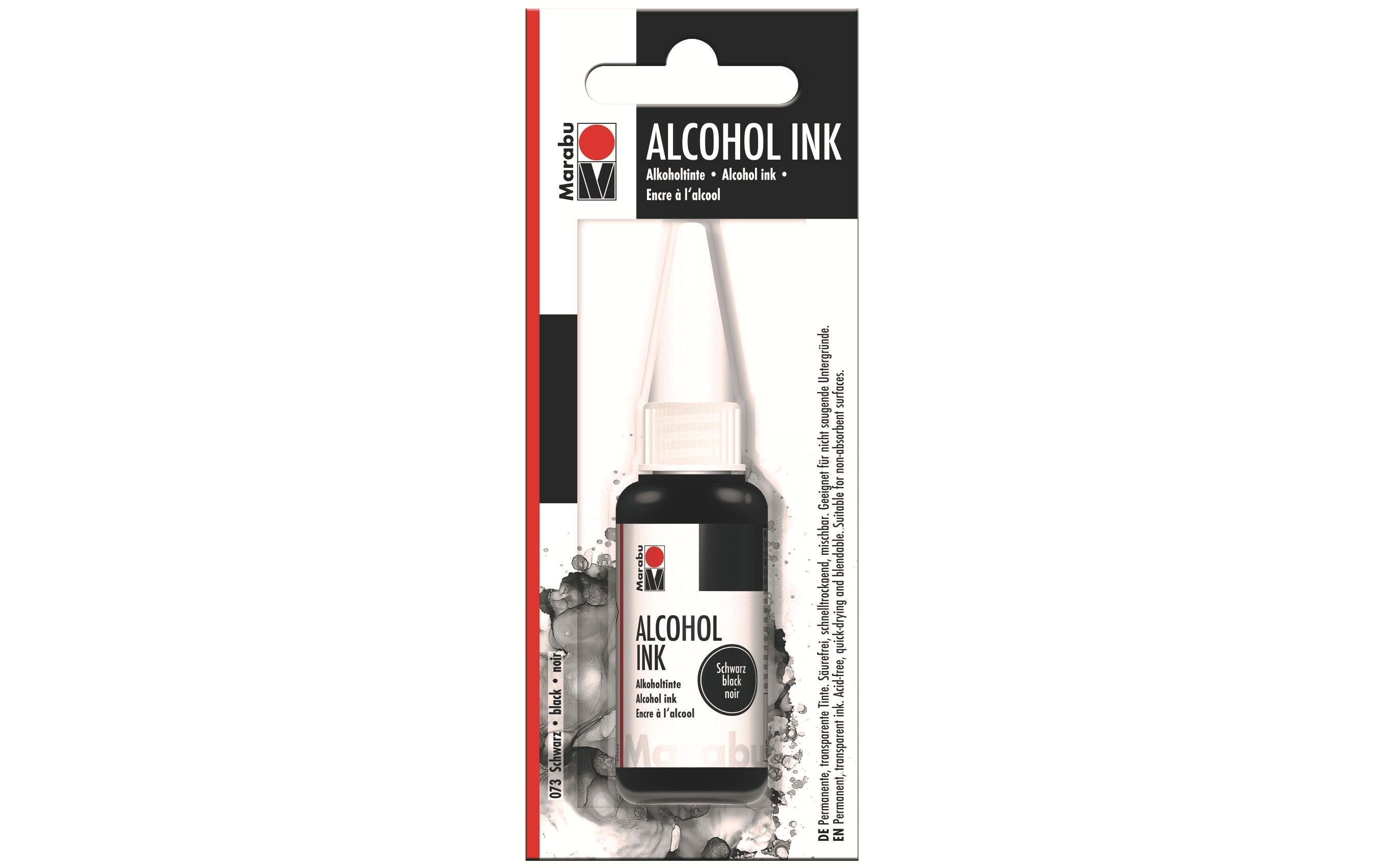 Marabu, Alkoholtinte Ink Schwarz, 20 ml