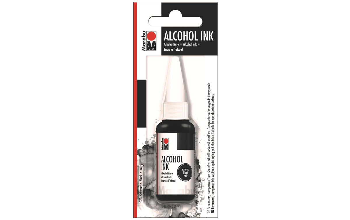 Marabu, Alkoholtinte Ink Schwarz, 20 ml