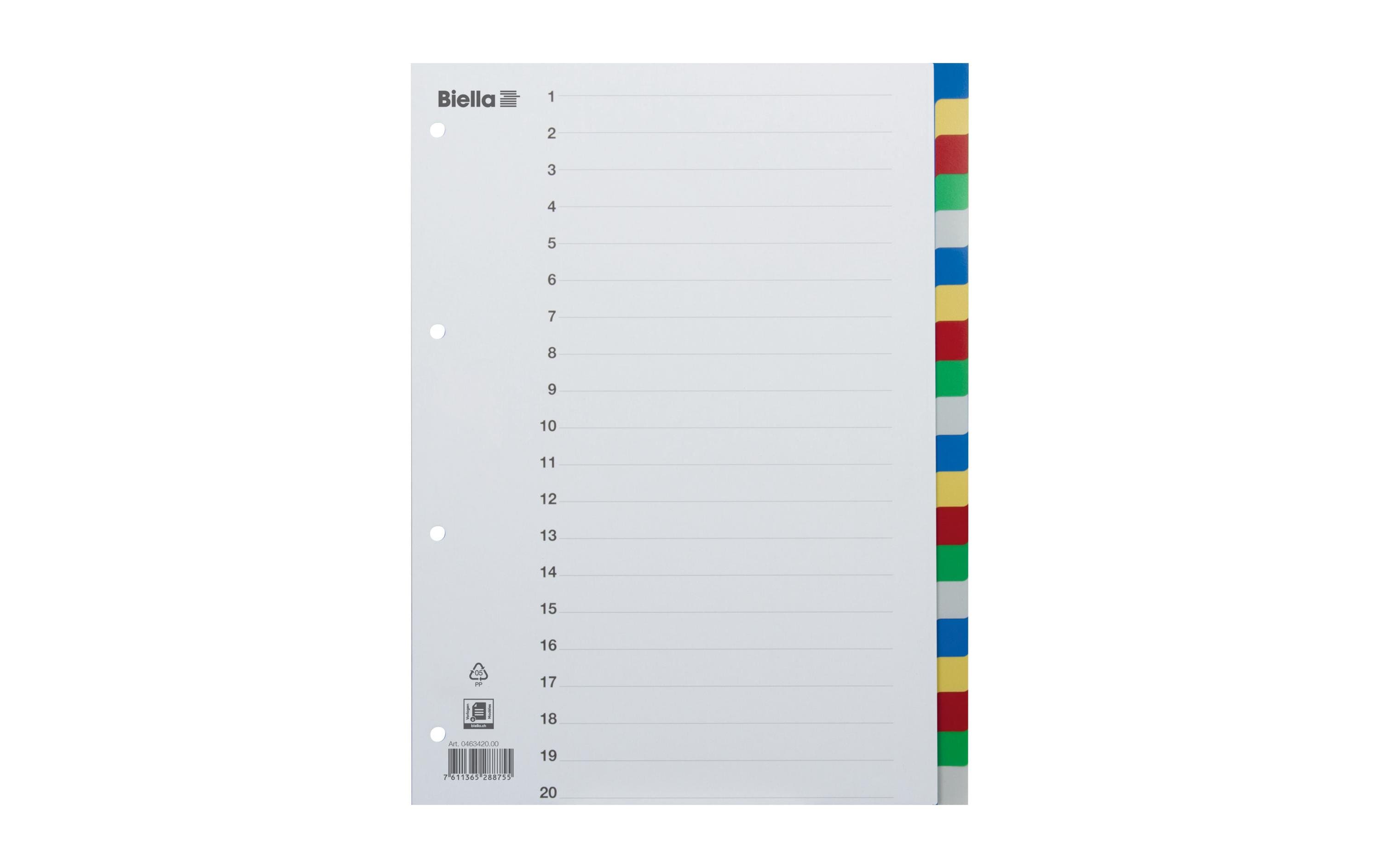 Biella Register A4 PP