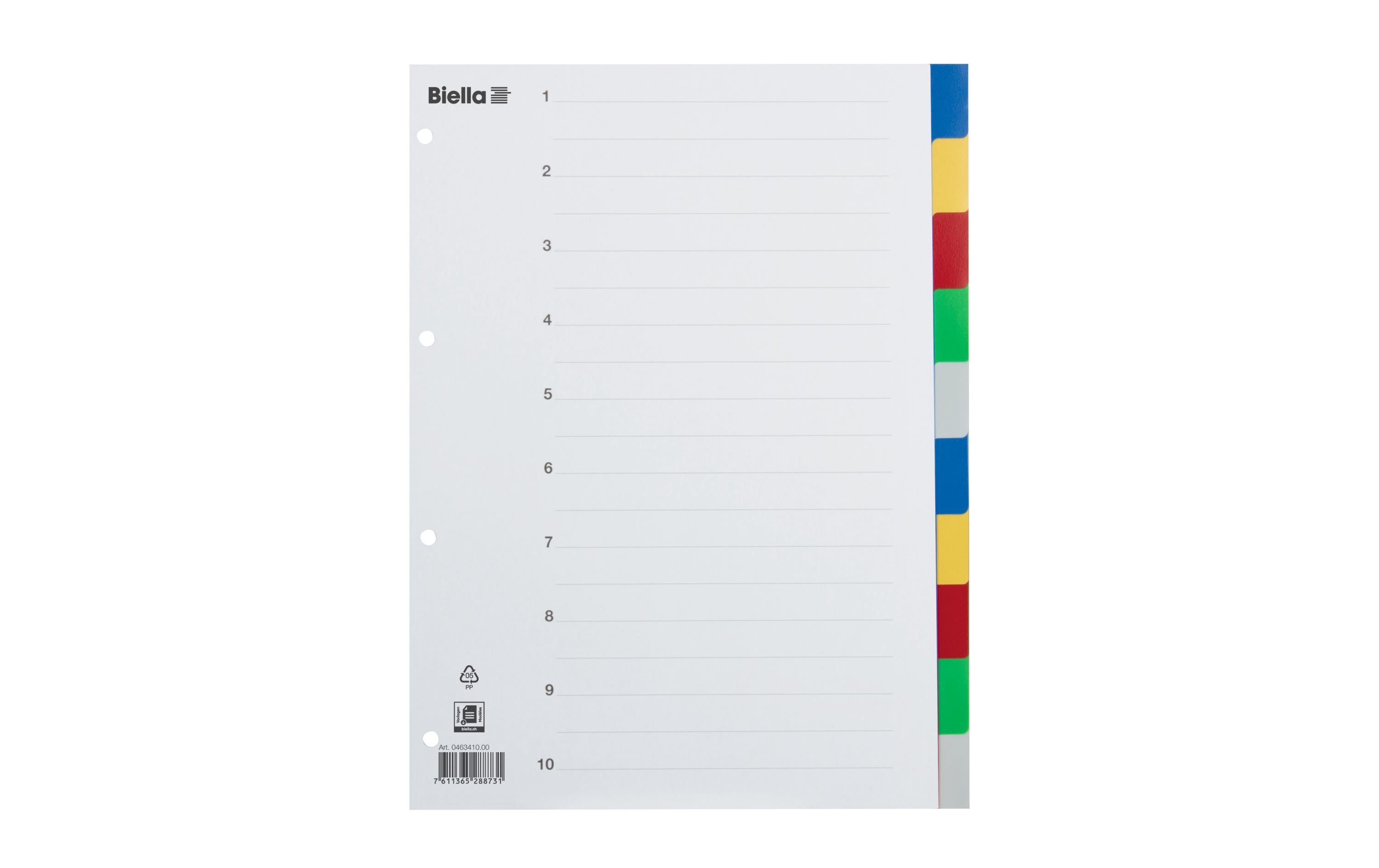 Biella Register A4 PP