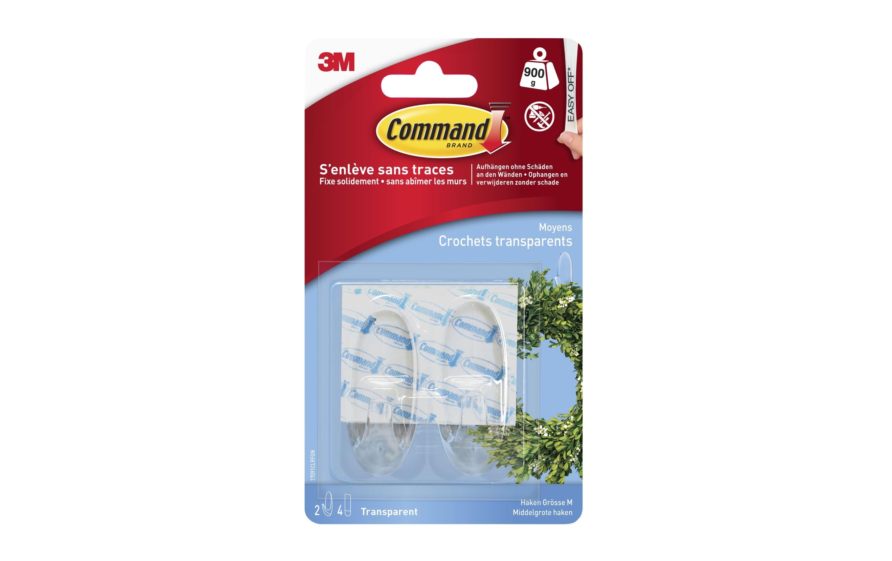 3M Command Transparente Haken M