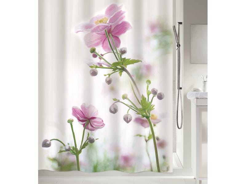 spirella | Duschvorhang Anemone, 180x200 cm | waschbar, 100% Polyester