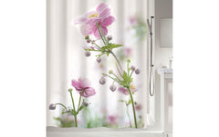 spirella | Duschvorhang Anemone, 180x200 cm | waschbar, 100% Polyester