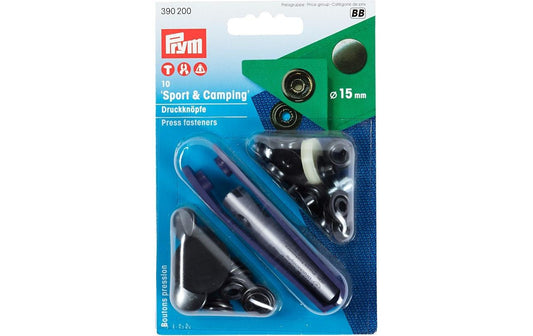Prym Druckknöpfe Camping, brüniert