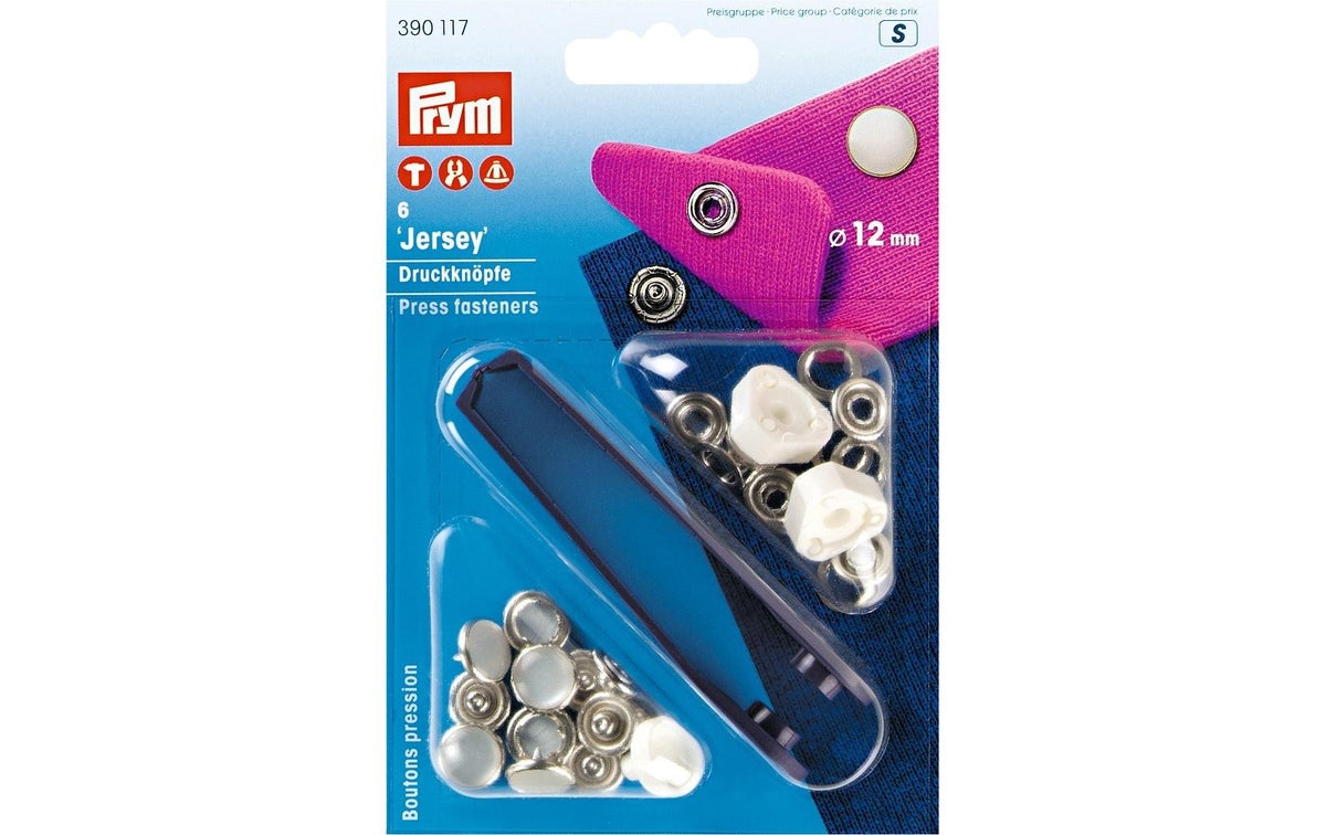 Prym, Druckknöpfe Jersey Kappe 12 mm, 6 Stü