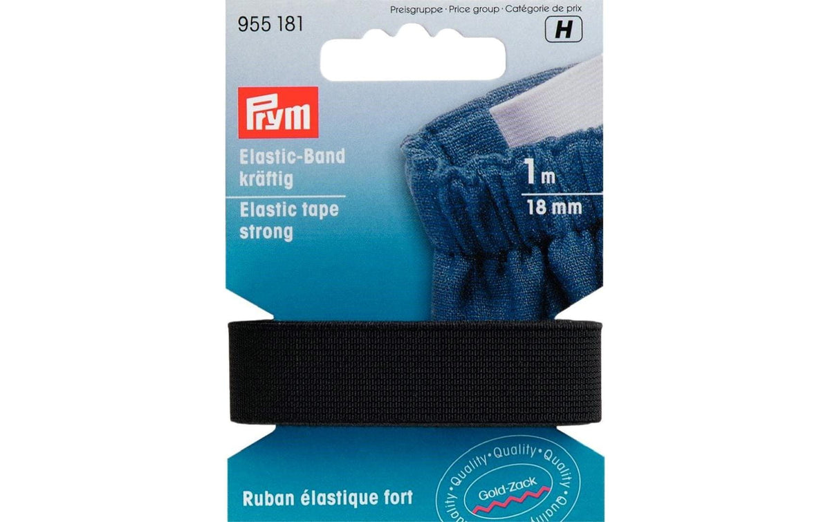 Prym Elastic-Band kräftig, schwarz