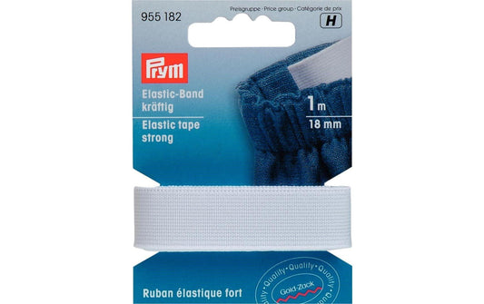 Prym Elastic-Band kräftig, weiss