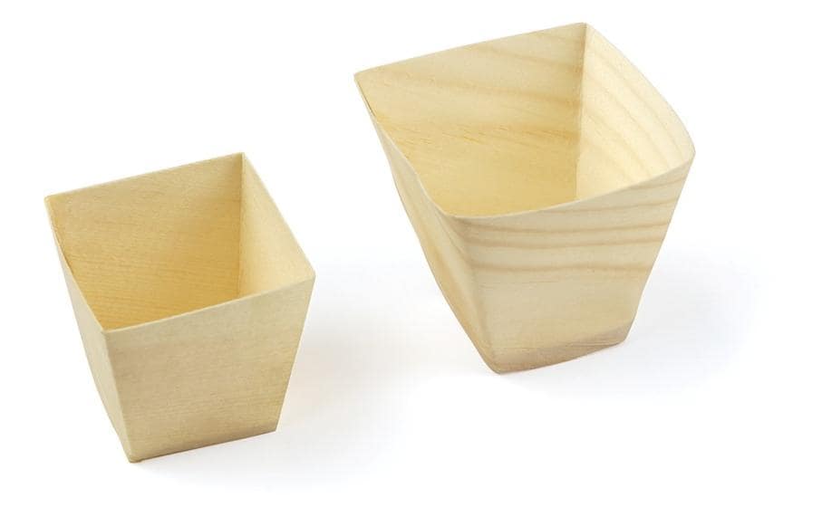 Sier Schälchen Holz konisch 6cl. FSC
