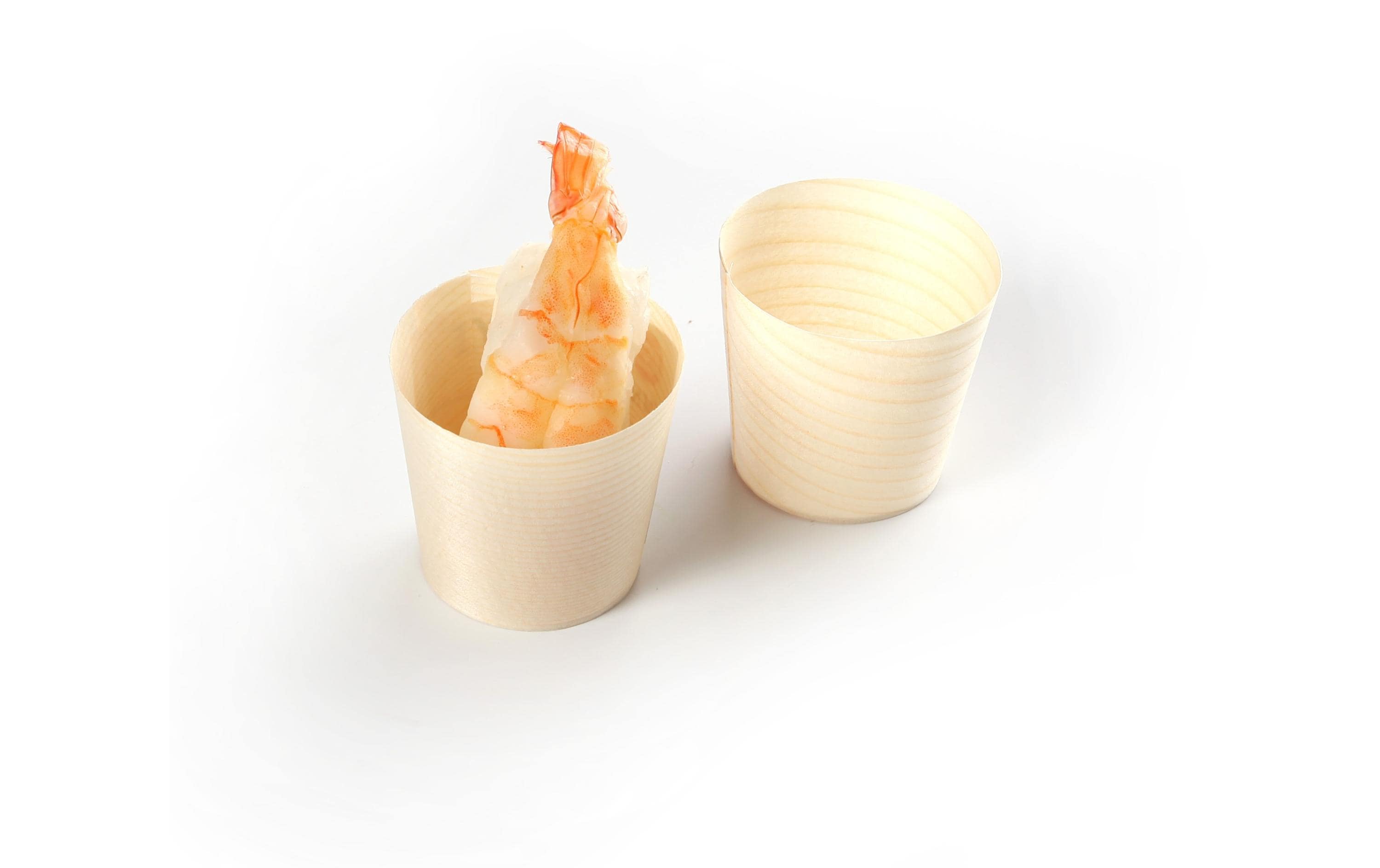 Sier Mini Becher Holz rund FSC