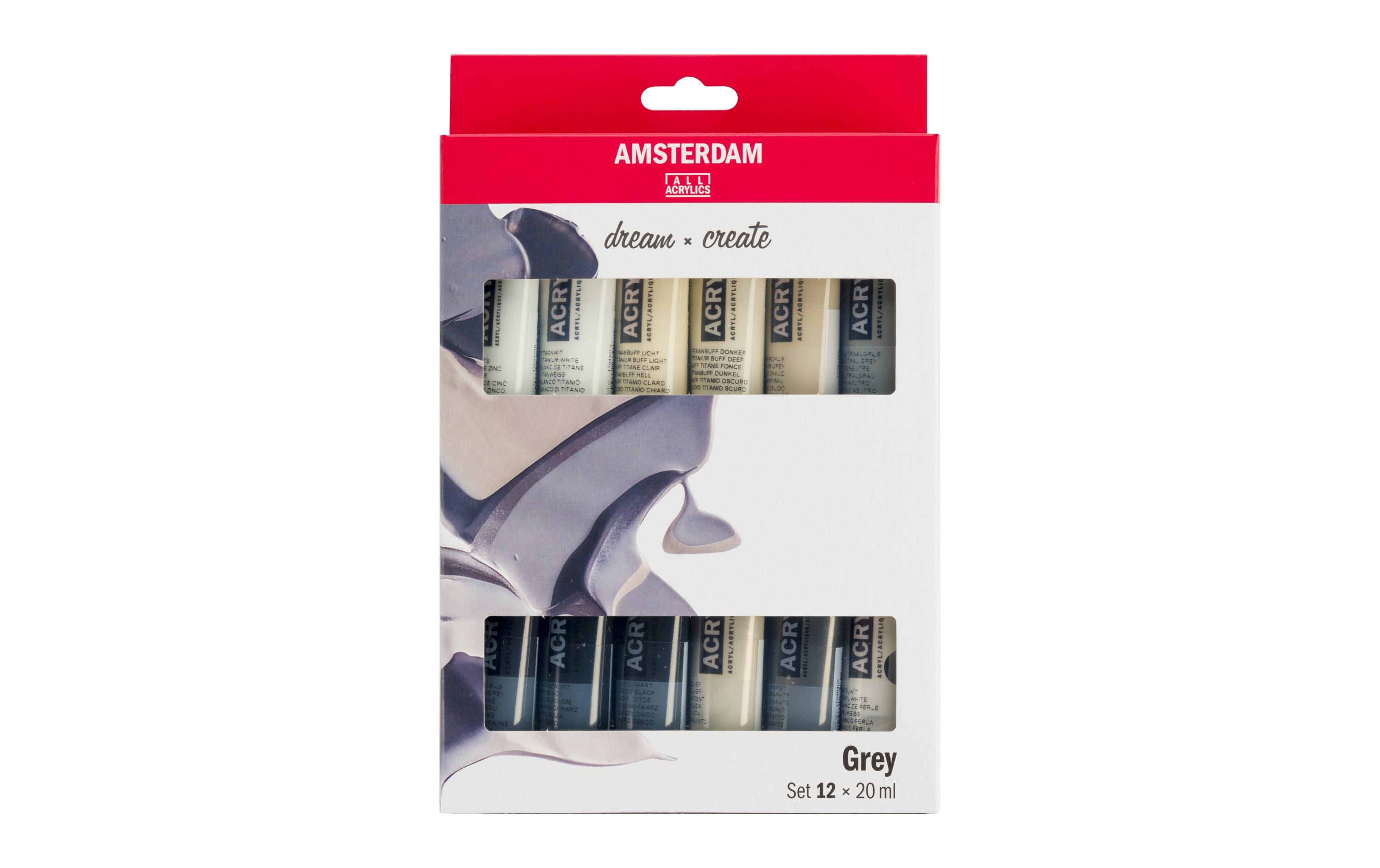Amsterdam Acrylfarbe Greys