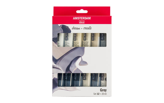 Amsterdam Acrylfarbe Greys