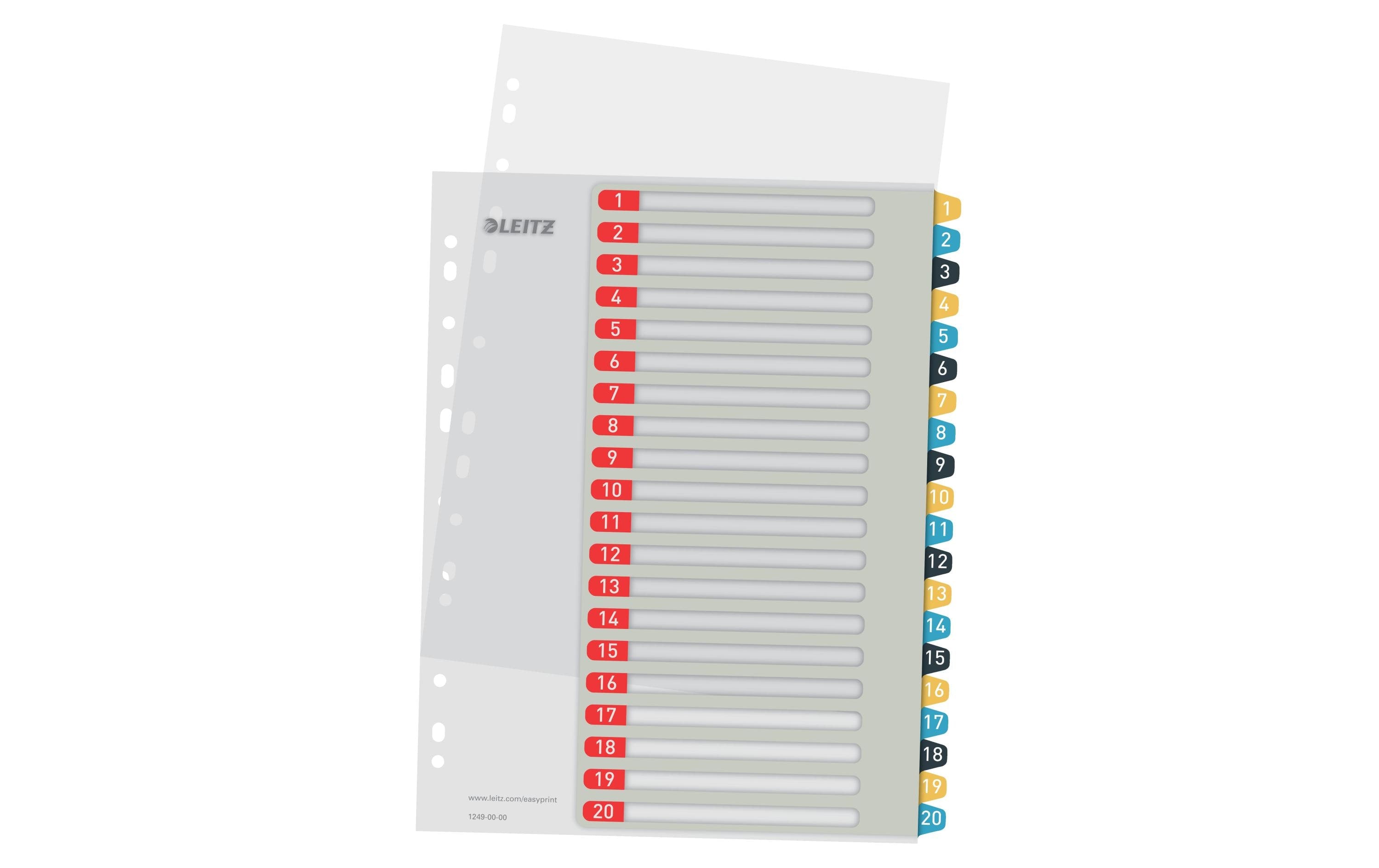 Leitz Cosy PC-beschriftbares Register PP