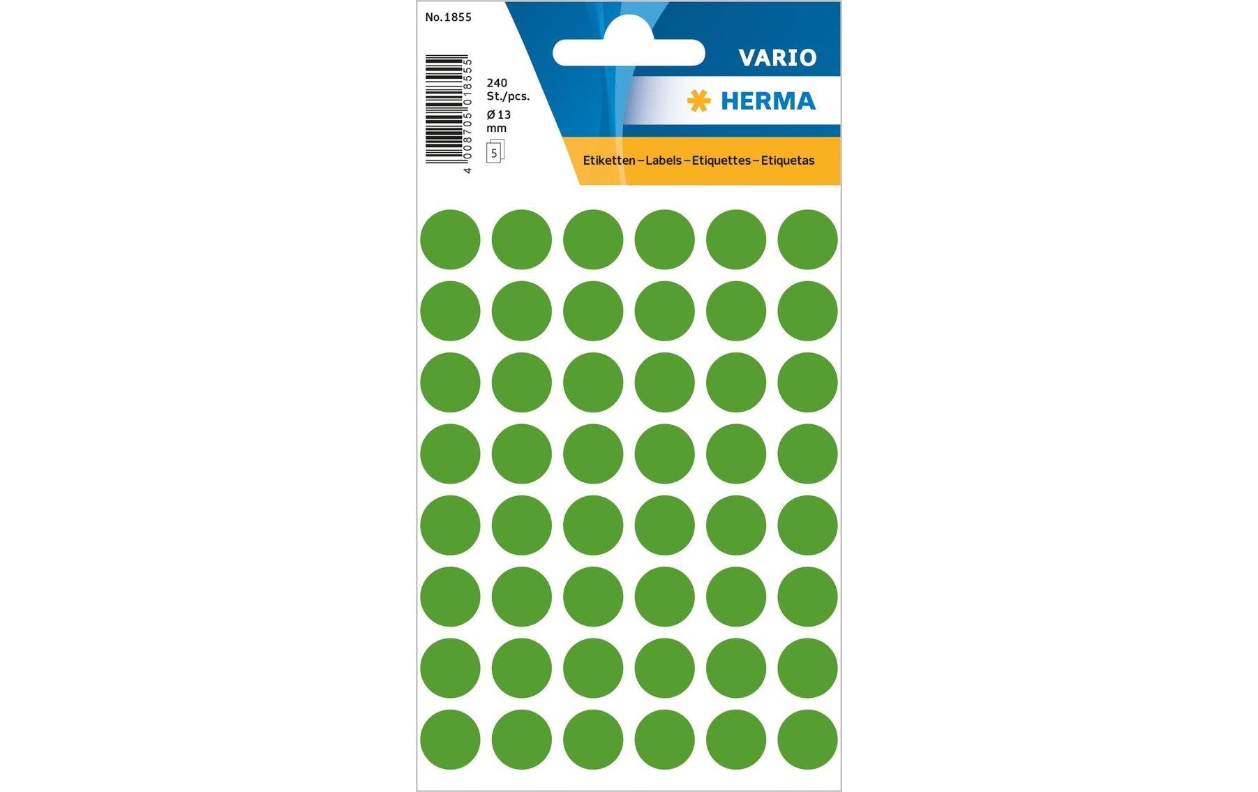 Herma Stickers, Klebepunkte Vario Ø 13 mm,