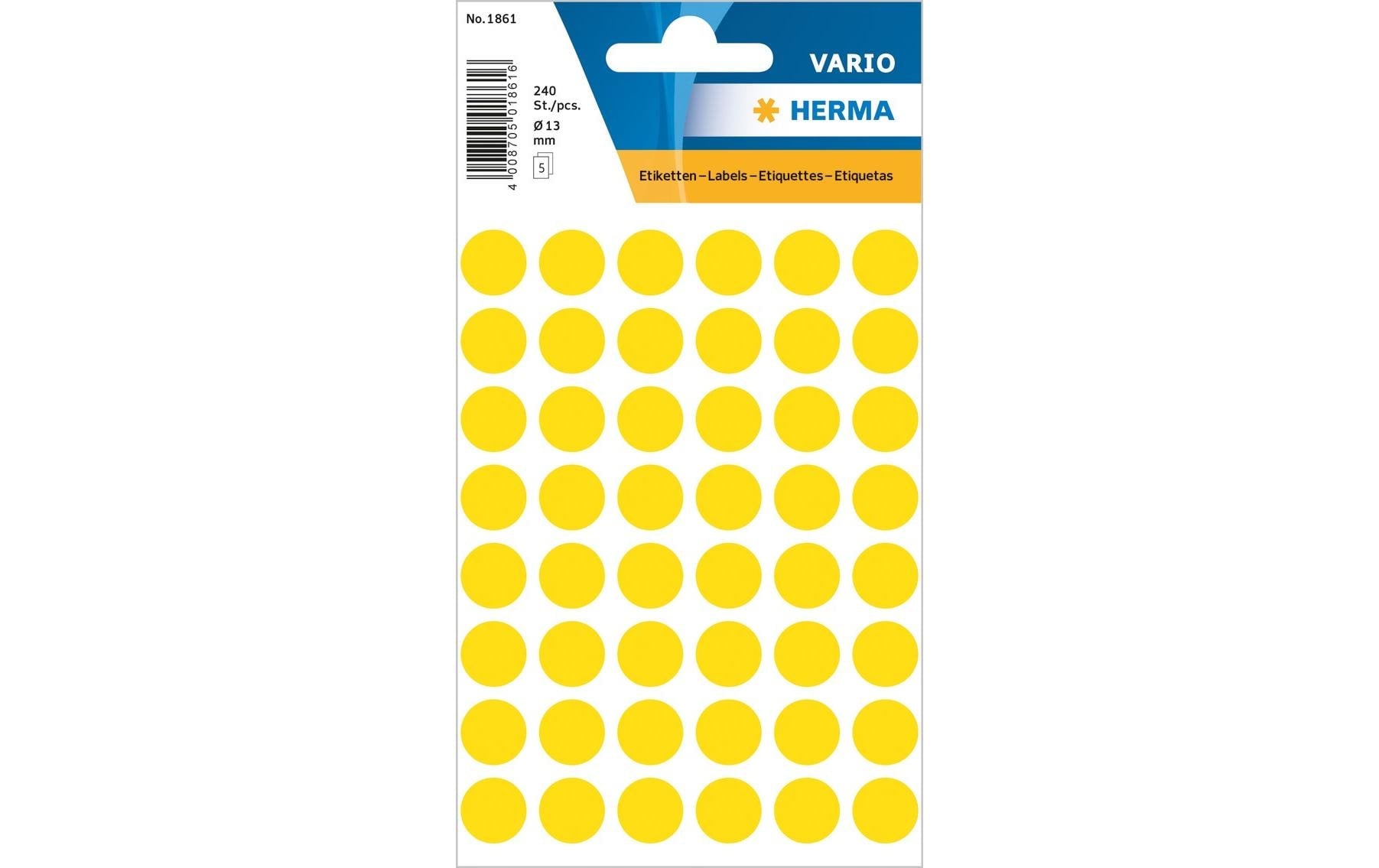 Herma Stickers, Klebepunkte Vario Ø 13 mm,