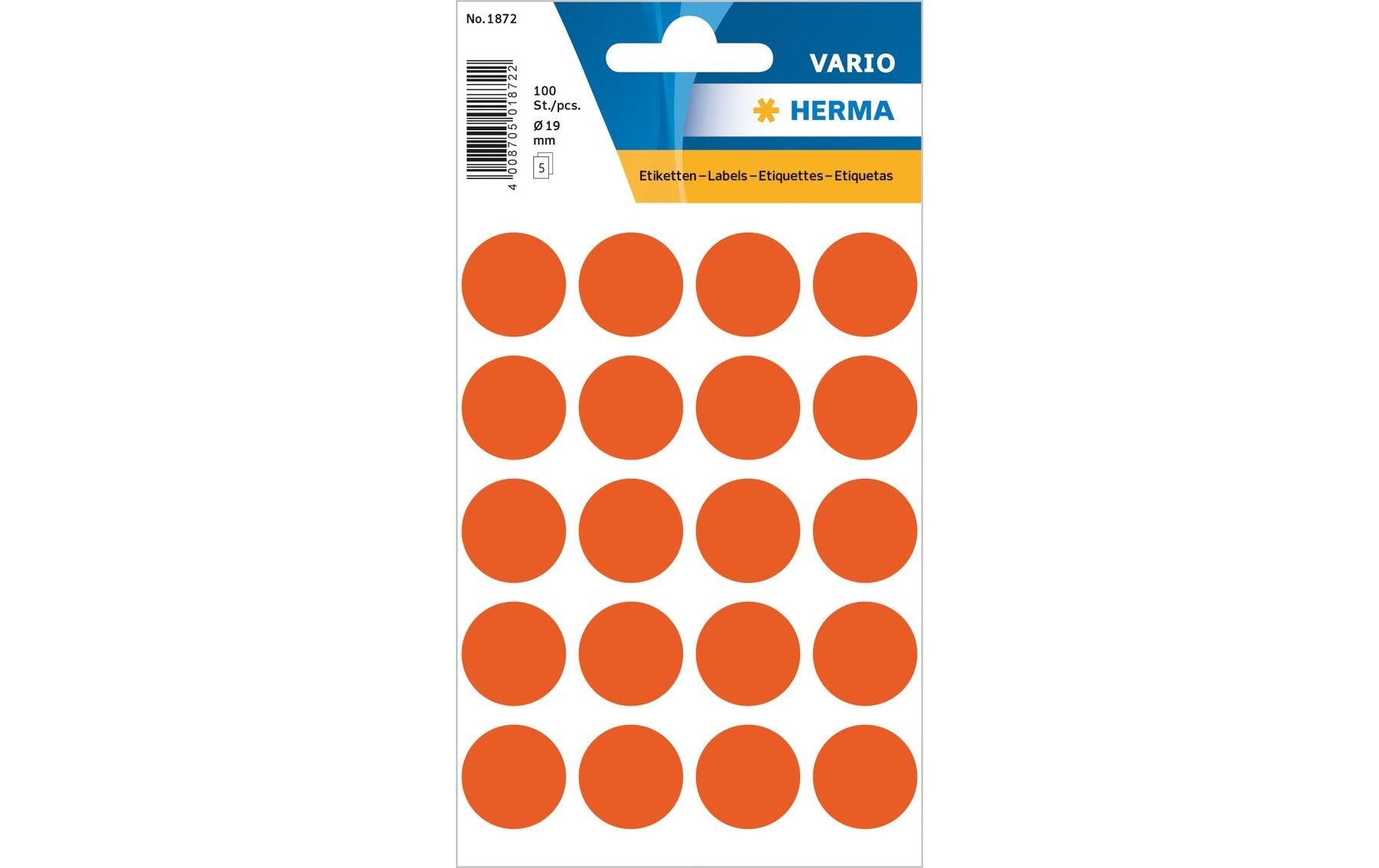 Herma Stickers, Klebepunkte Vario Ø 19 mm,