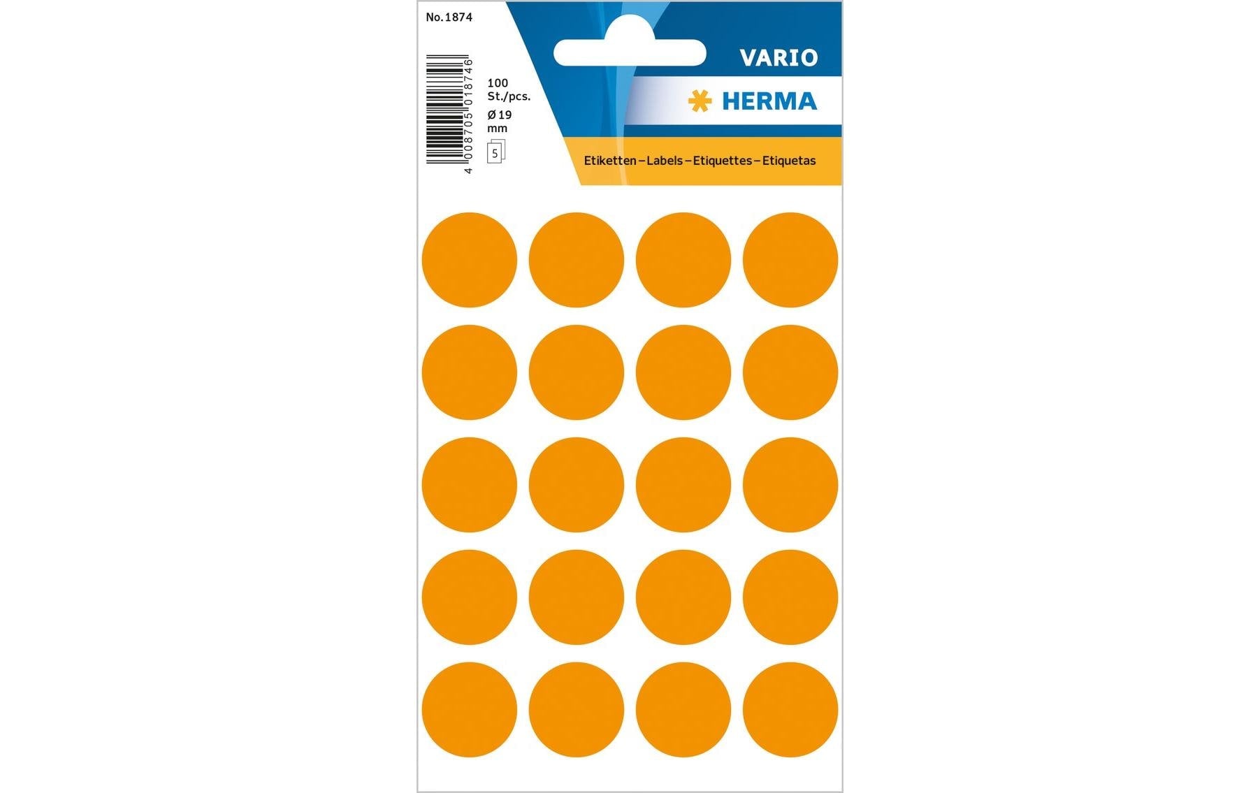 Herma Stickers, Klebepunkte Vario Ø 19 mm,