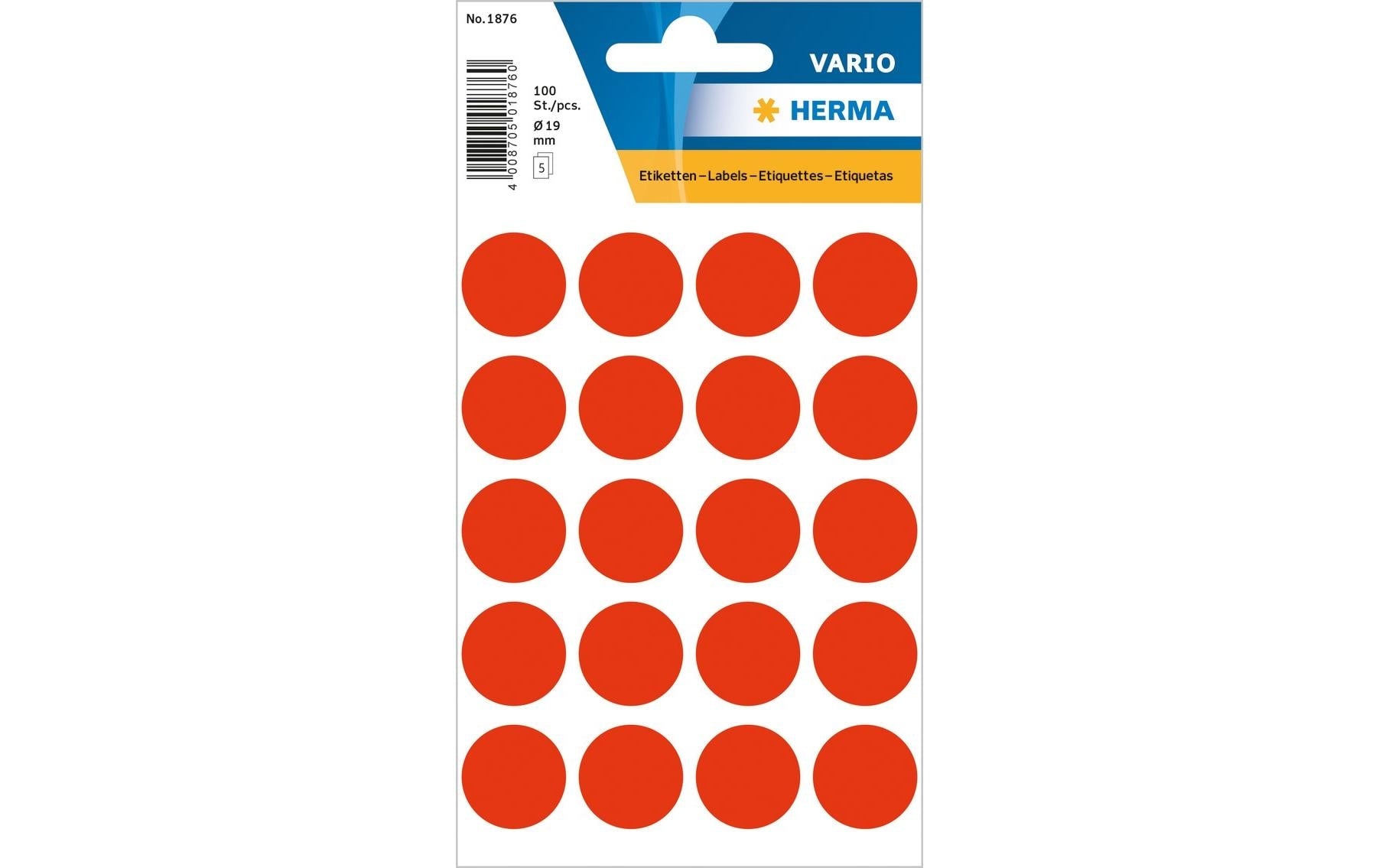 Herma Stickers, Klebepunkte Vario Ø 19 mm,
