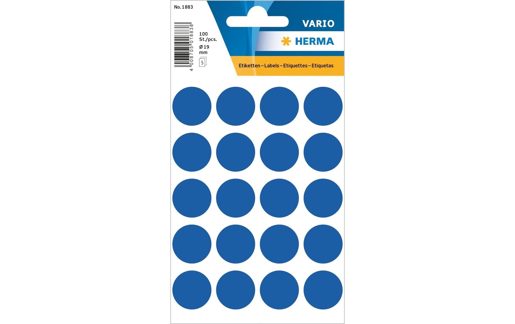 Herma Stickers, Klebepunkte Vario Ø 19 mm,