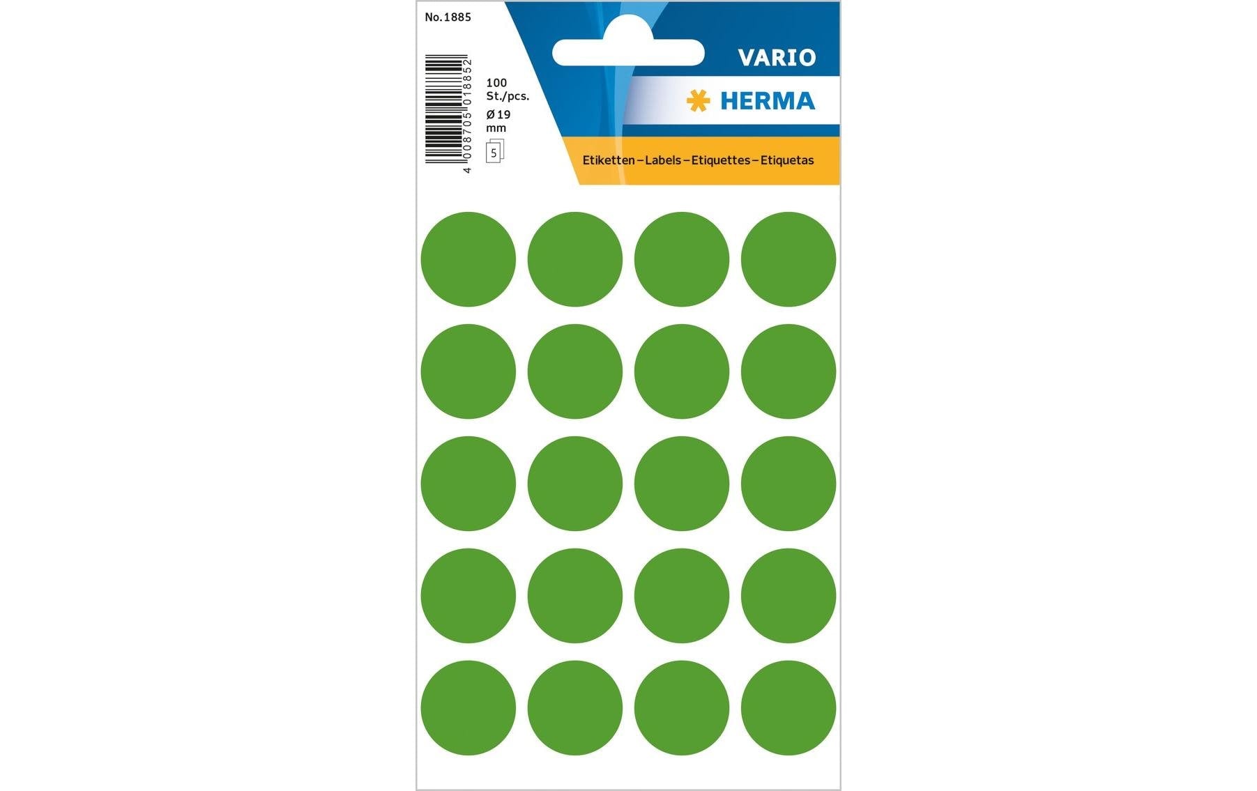 Herma Stickers, Klebepunkte Vario Ø 19 mm,