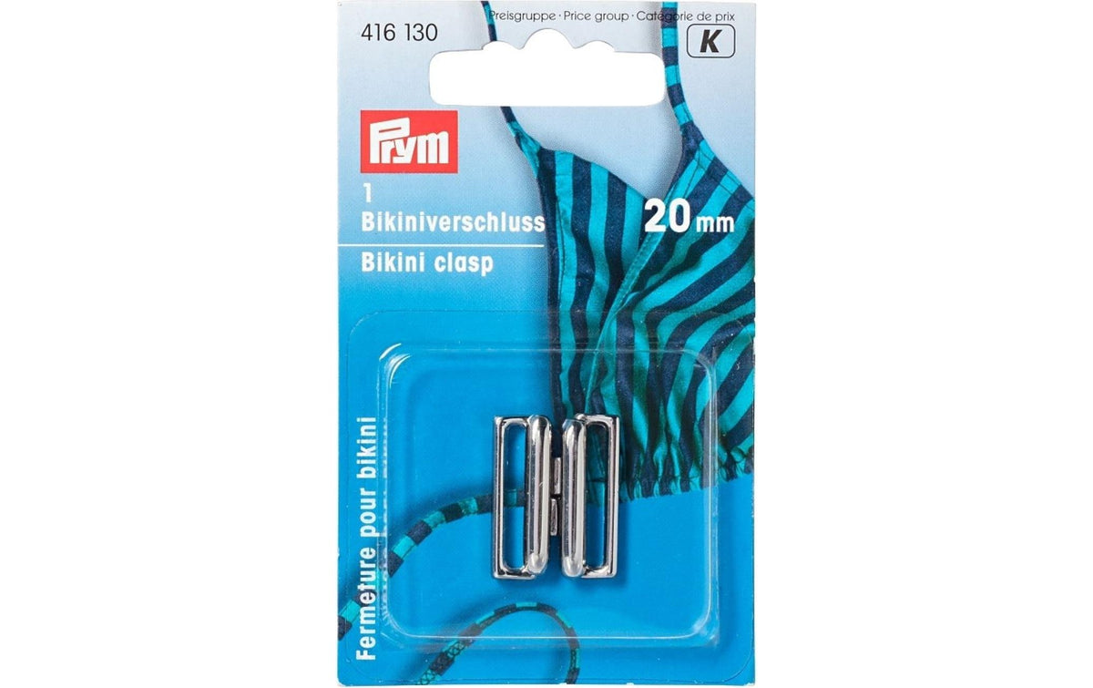 Prym Bikini- + Gürtelverschlüsse, silber
