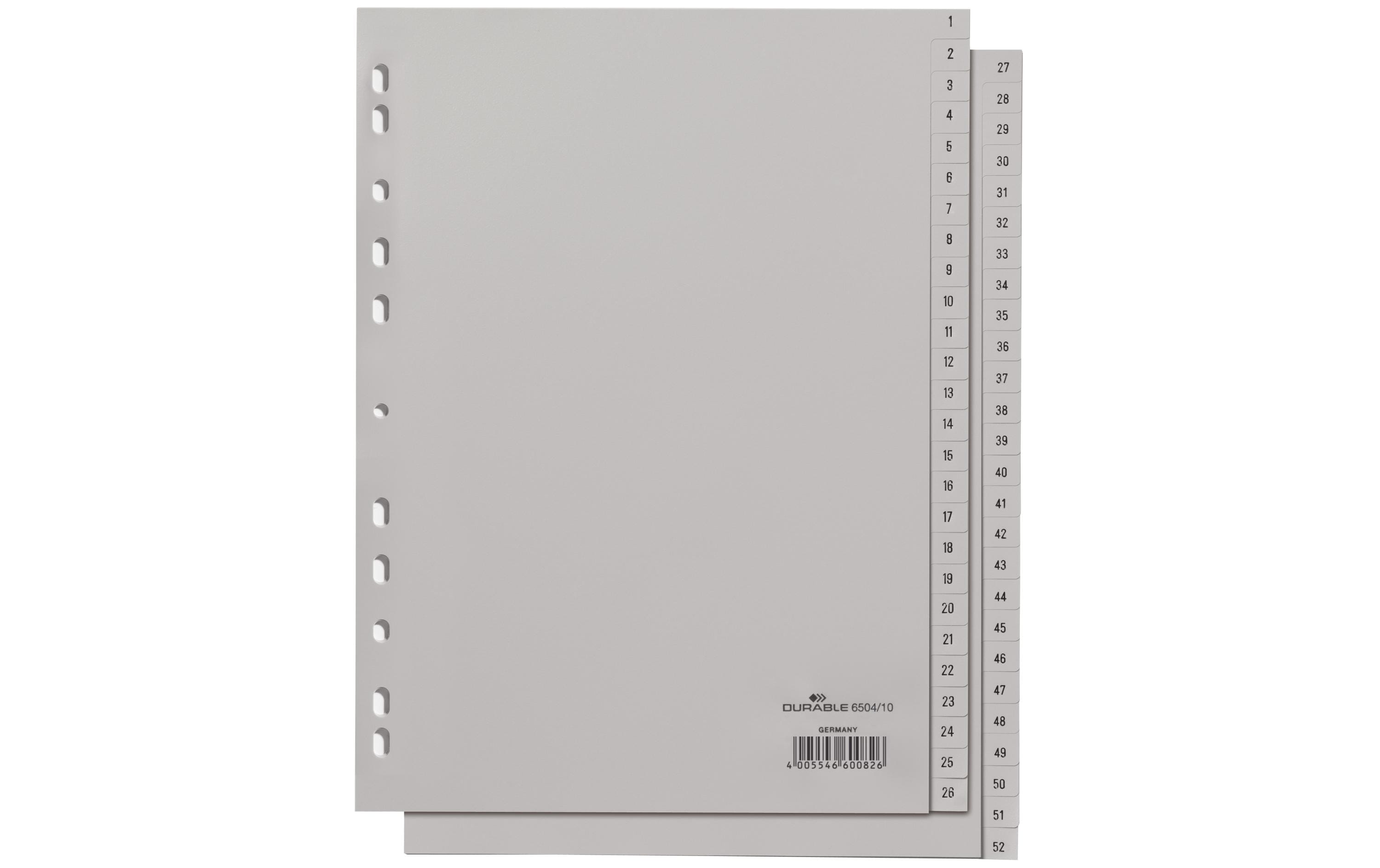 DURABLE, Register A4, 1-52