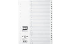 Durable Register PP geprägt A-Z 24-teilig