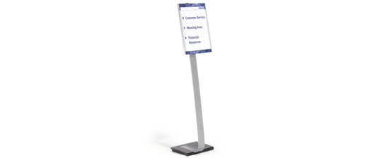 Durable Bodenständer Info Sign A3