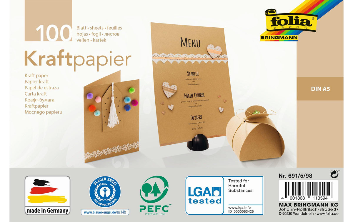 Folia Kraftpapier A5 120 g