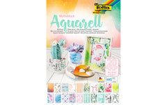 Folia Motivblock Aquarell 24 x 34 cm