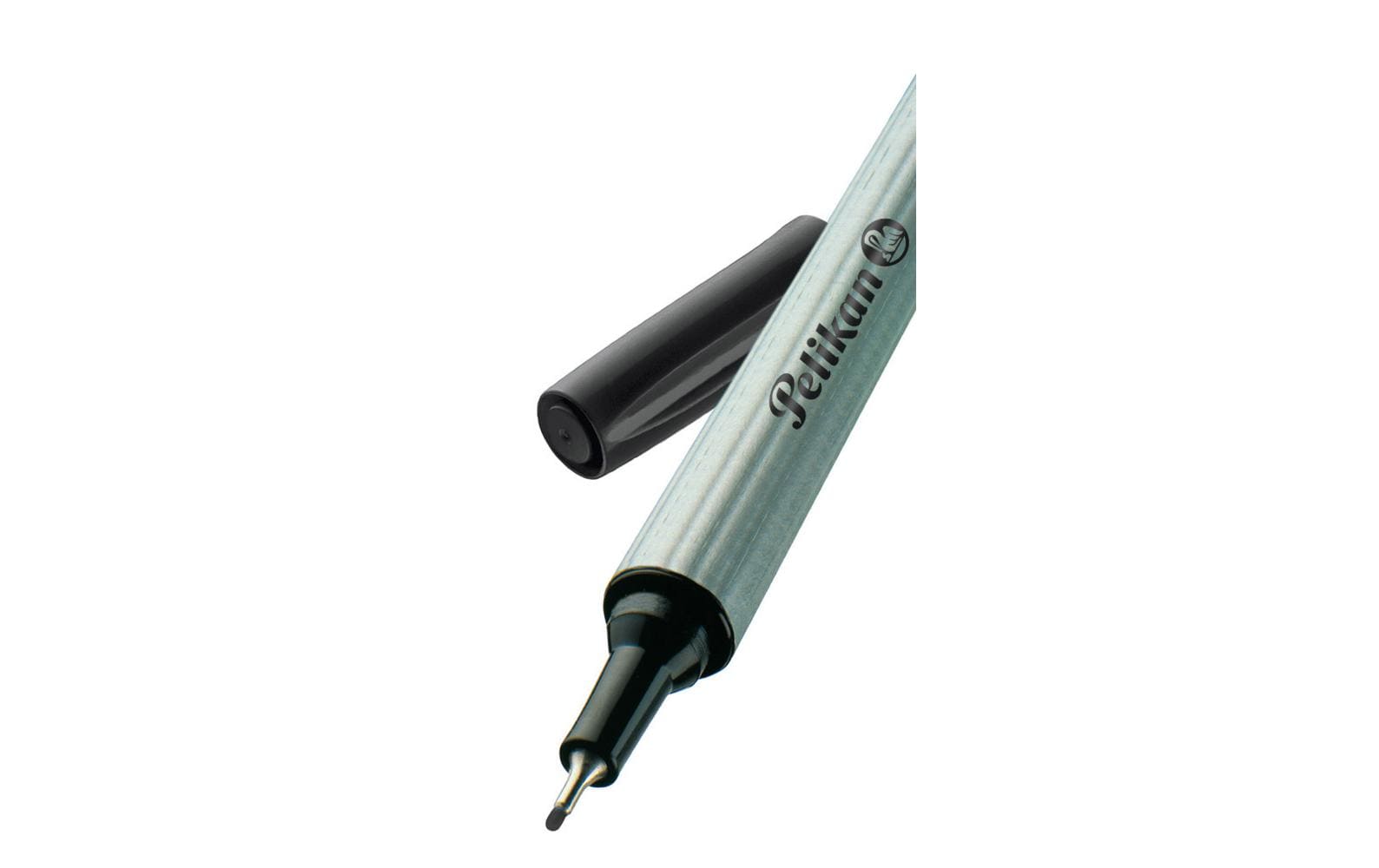 Pelikan, Fineliner 96 0.4 mm, Schwarz/Silbe
