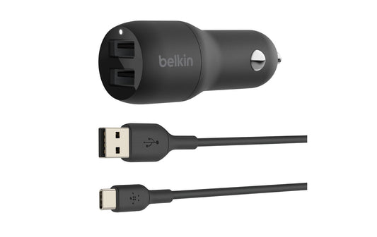 BELKIN BoostCharge USB-A-Kfz-Ladegerät Dua