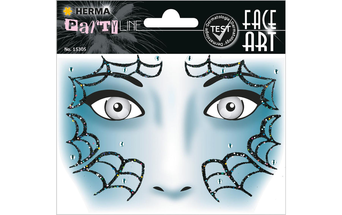 Herma Tattoos Face Art Spider