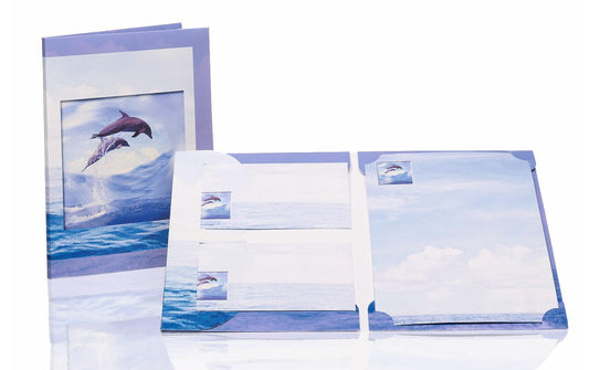 Rössler | Briefpapierset Flipper | 10 Blätter, 10 Umschläge