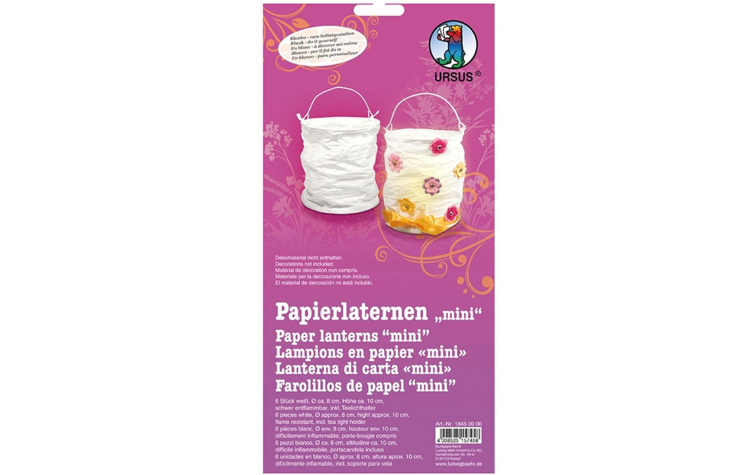 Ursus Papierlaternen weiss