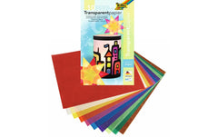 Folia | Transparentpapier sortiert | 10 Blatt, 18.5x29.7cm