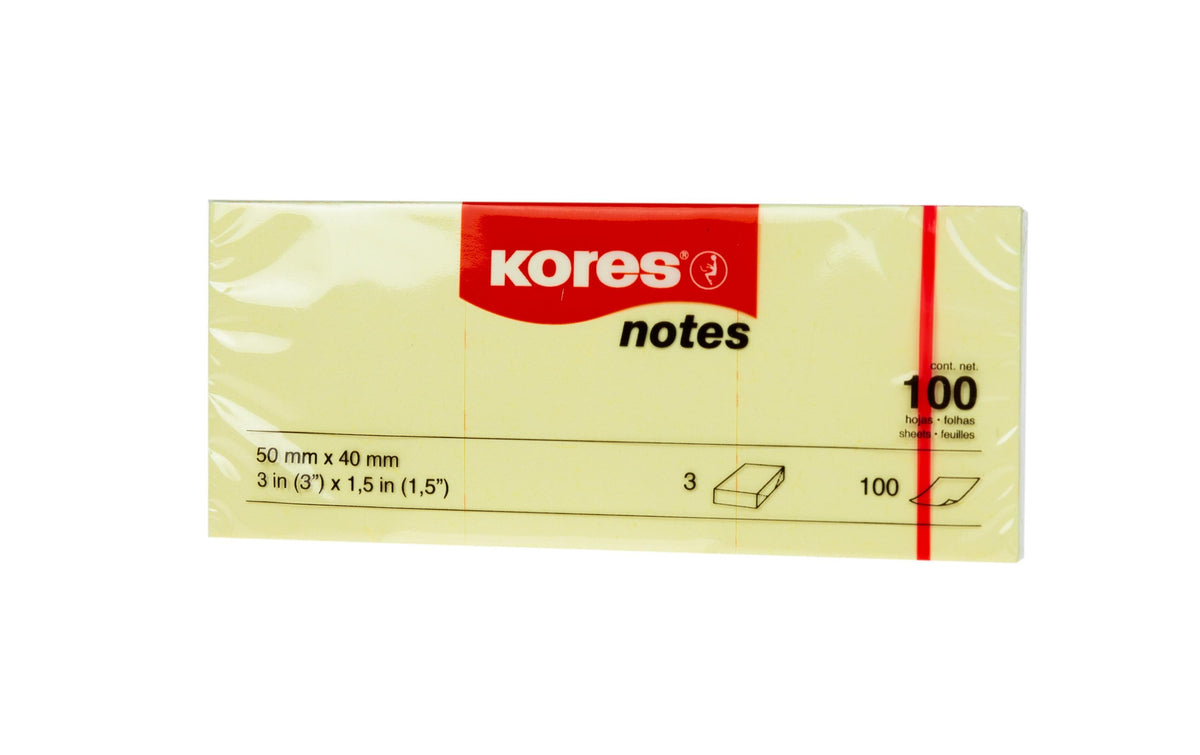 Kores Haftnotizen Gelb 5040