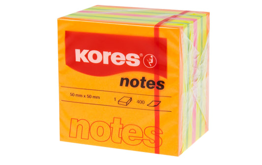 Kores Haftnotizen Würfel Neon