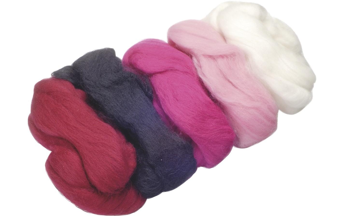 Heyda, Filzwolle Merino Mix 50 g, Pink