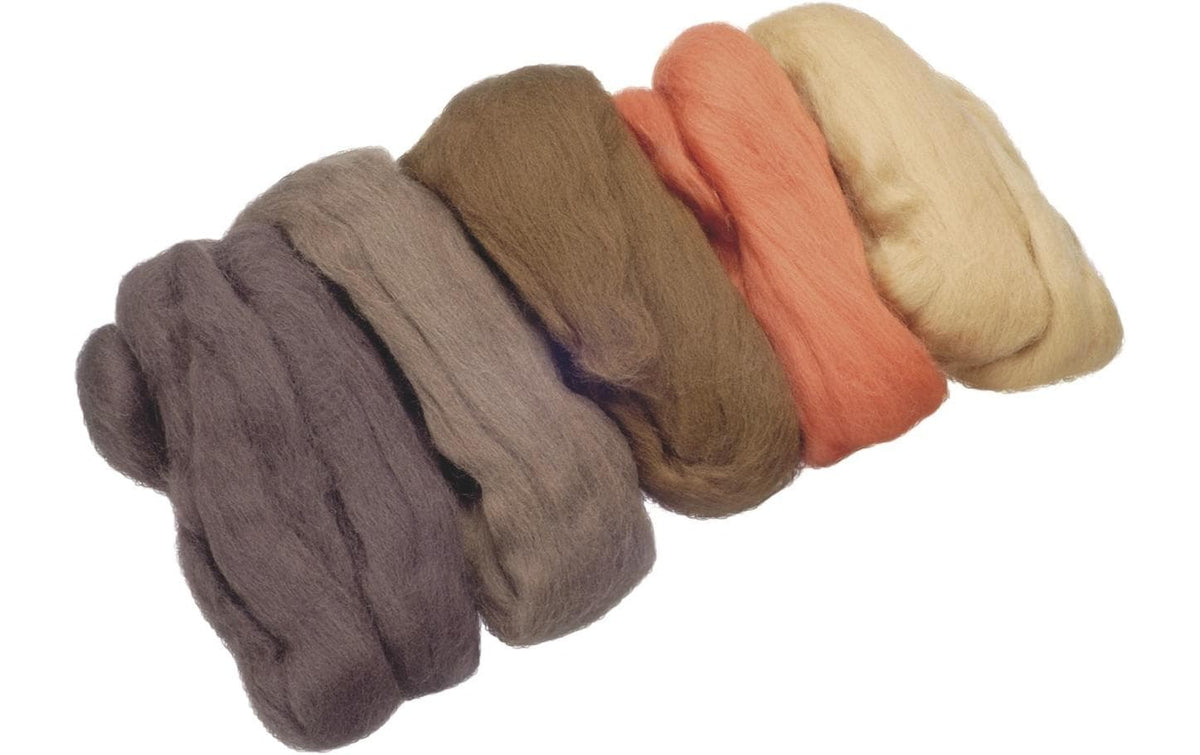 Heyda, Filzwolle Merino Mix 50 g, Braun