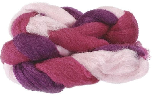 Heyda, Filzwolle 3-Strang-Mix 50 g, Lila/Pi