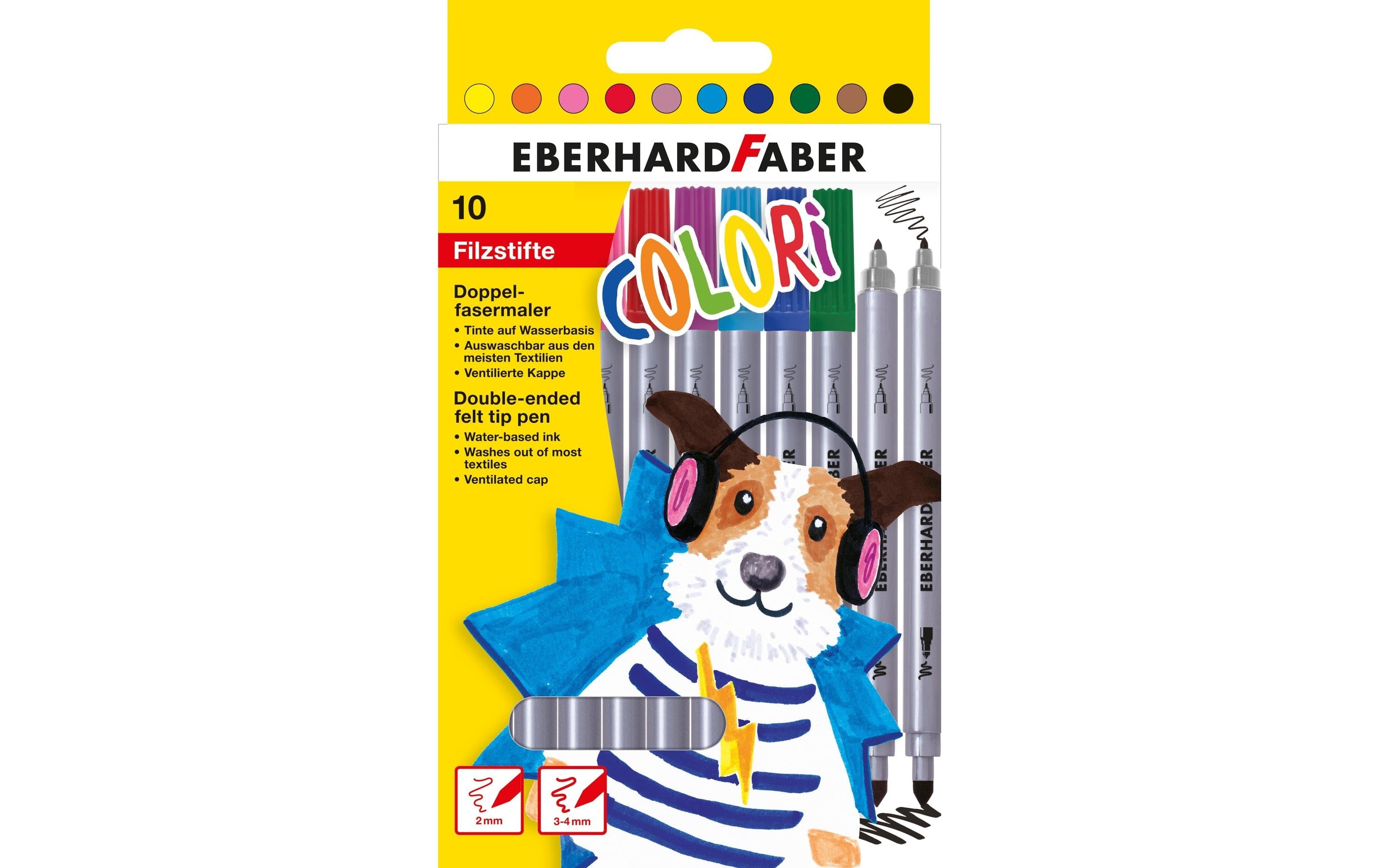 Eberhard F. Doppelfasermaler 10er Etui