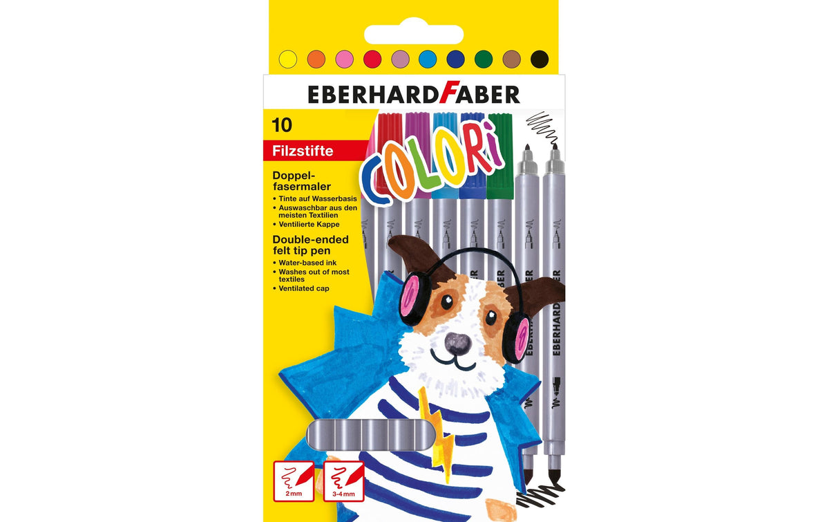 Eberhard F. Doppelfasermaler 10er Etui