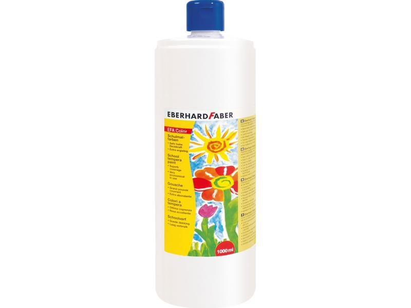 Eberhard Faber | Temperafarben Efa-Color | 1000 ml, Weiss