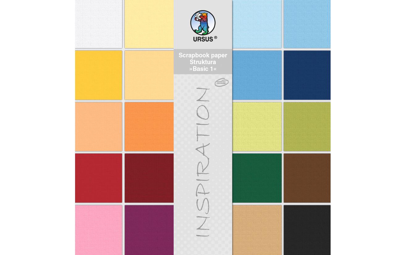 URSUS Fotokarton Leinenstruktur Basic 1