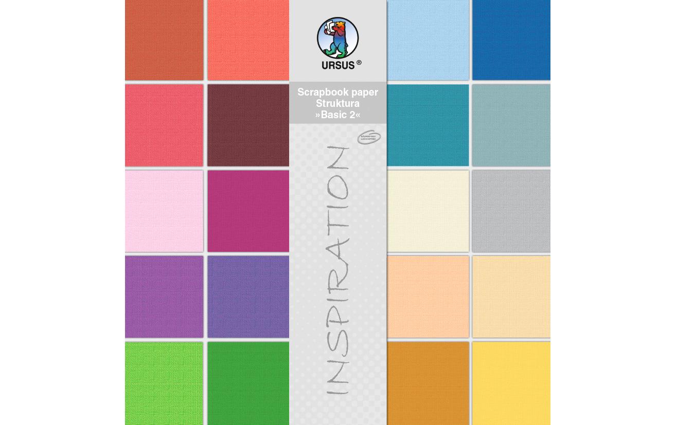 URSUS Fotokarton Leinenstruktur Basic 2
