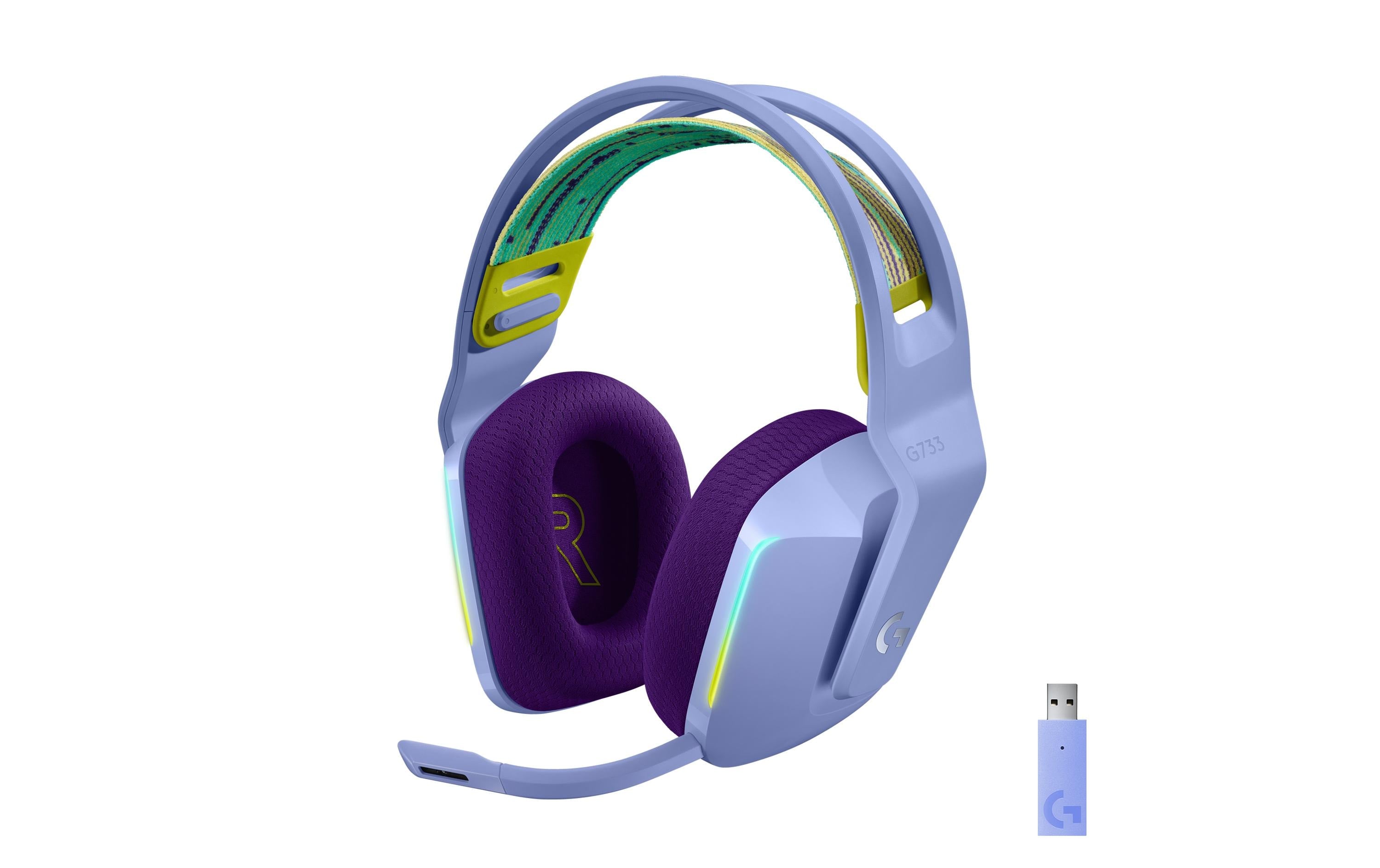 Logitech, Headset G733 Lightspeed Lila