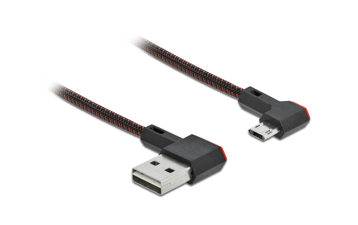 Delock USB2 Kabel A-MicroB gewinkelt, 1.5m